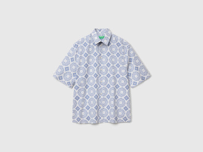 Benetton_Short Sleeve Patterned Shirt_5UBMUQ05P_68Q_04