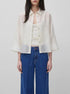 Benetton Creamy White Women Flowing Shirt SKU: 5UOCDQ0E6_0R2 Image 00