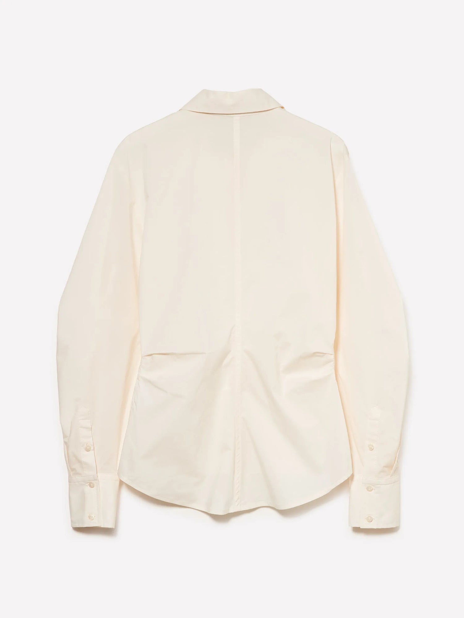 Sisley Creamy white Women Slim Fit Shirt with Pleats SKU: 5V5TLQ0AE_00E Image 06