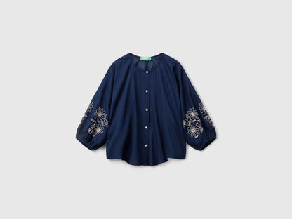 Benetton_Blouse with Floral Embroidery_5VZCDQ0BN_252_03