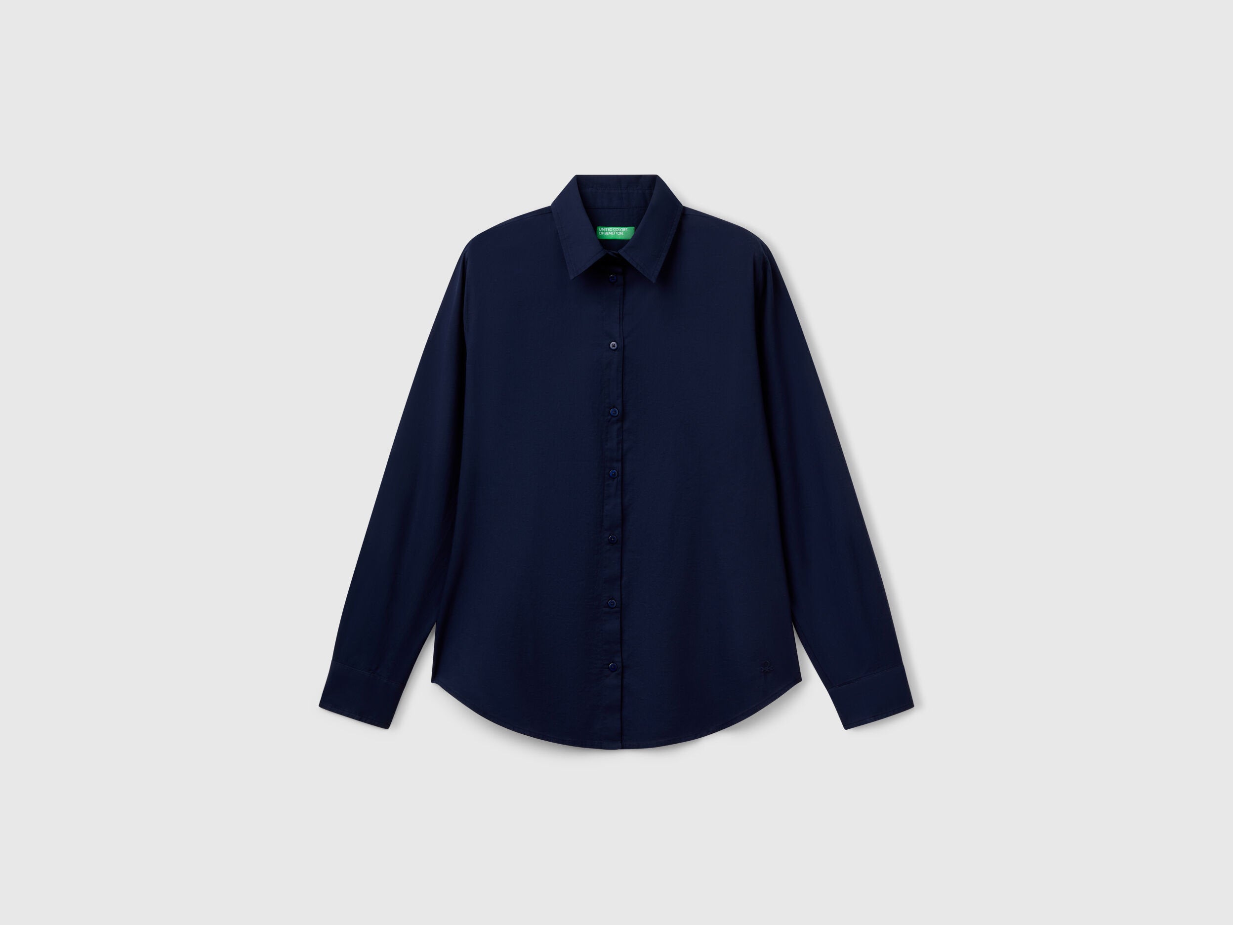 Beneton_Regular Fit Shirt in Light Cotton_5WPQDQ0AX_016_04