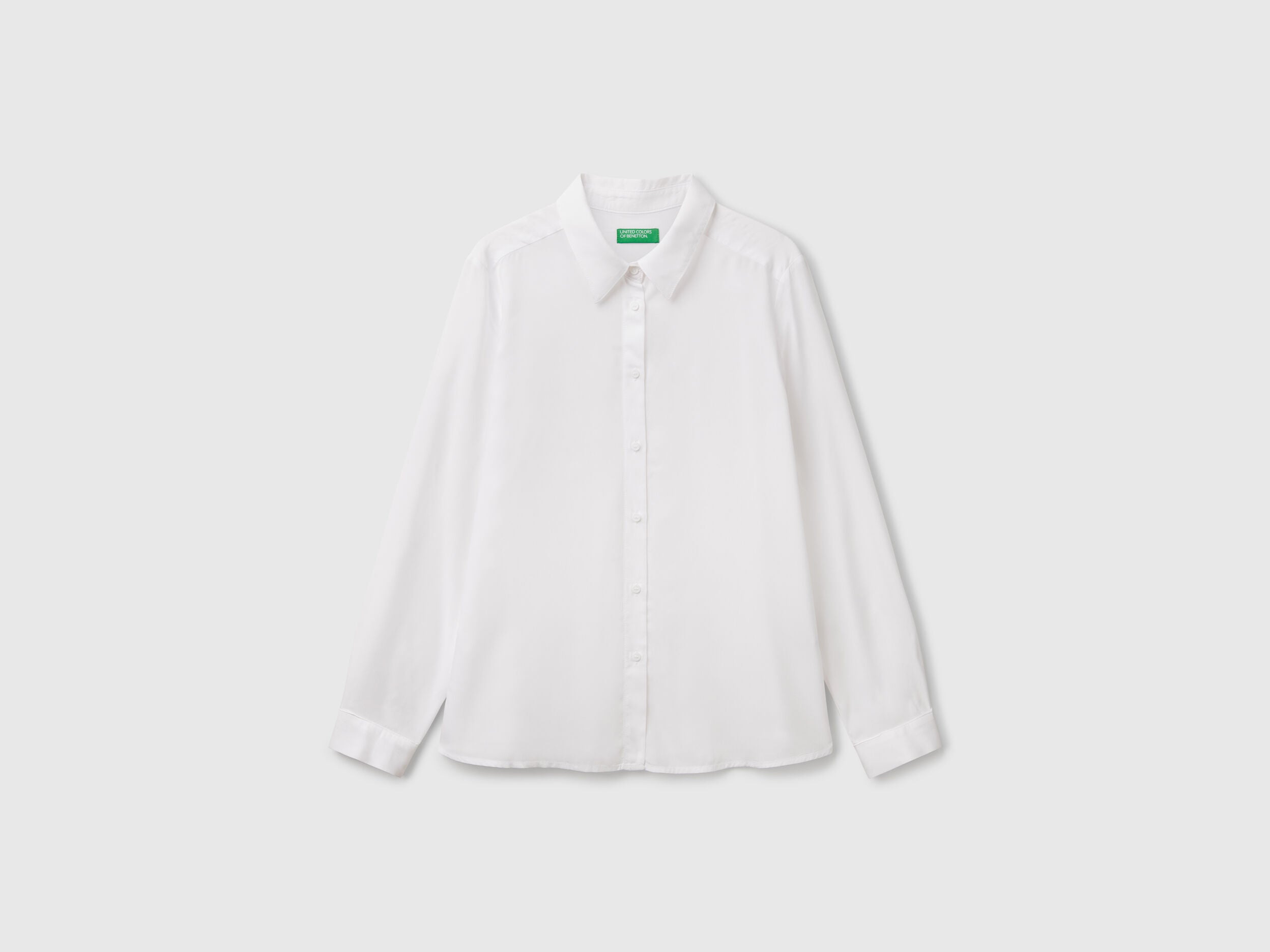 Benetton_White_Regular Fit Viscose Shirt_5WPWDQ0B0_101_04