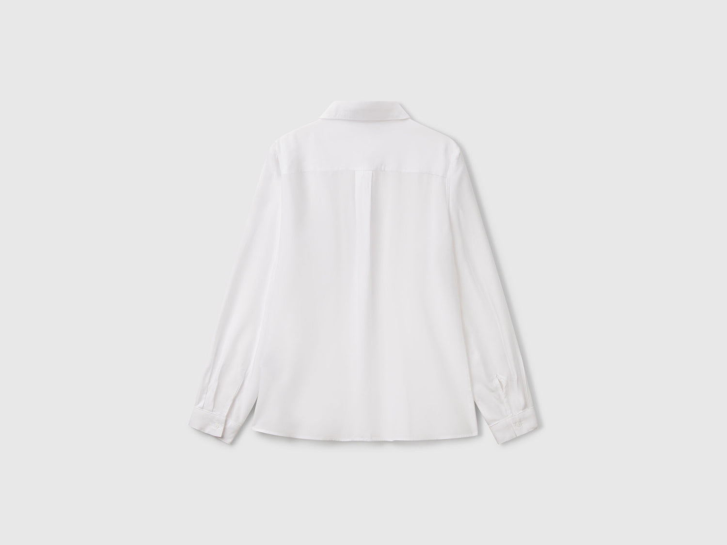 Benetton_White_Regular Fit Viscose Shirt_5WPWDQ0B0_101_05