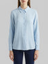 Benetton Light Blue Women Regular Fit Flowy Shirt SKU: 5WPWDQ0B0_12C Image 00