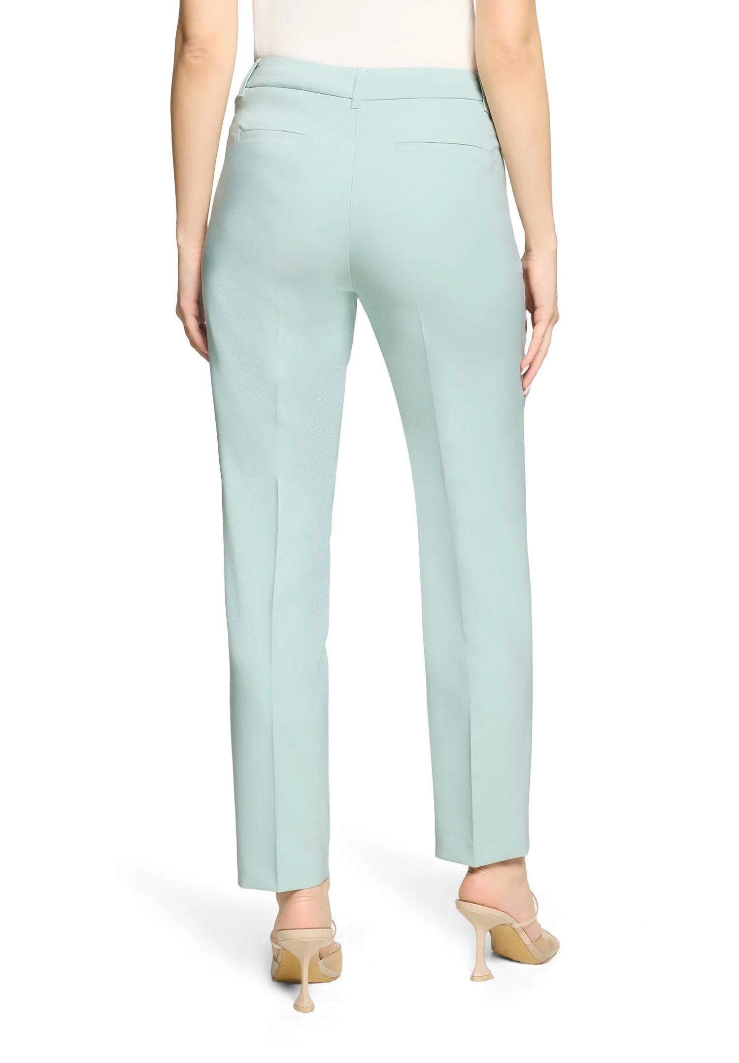Betty Barclay Gray Mist Women Business Trousers with Crease, Style Nele SKU: 6002-1080_8270 Image 03