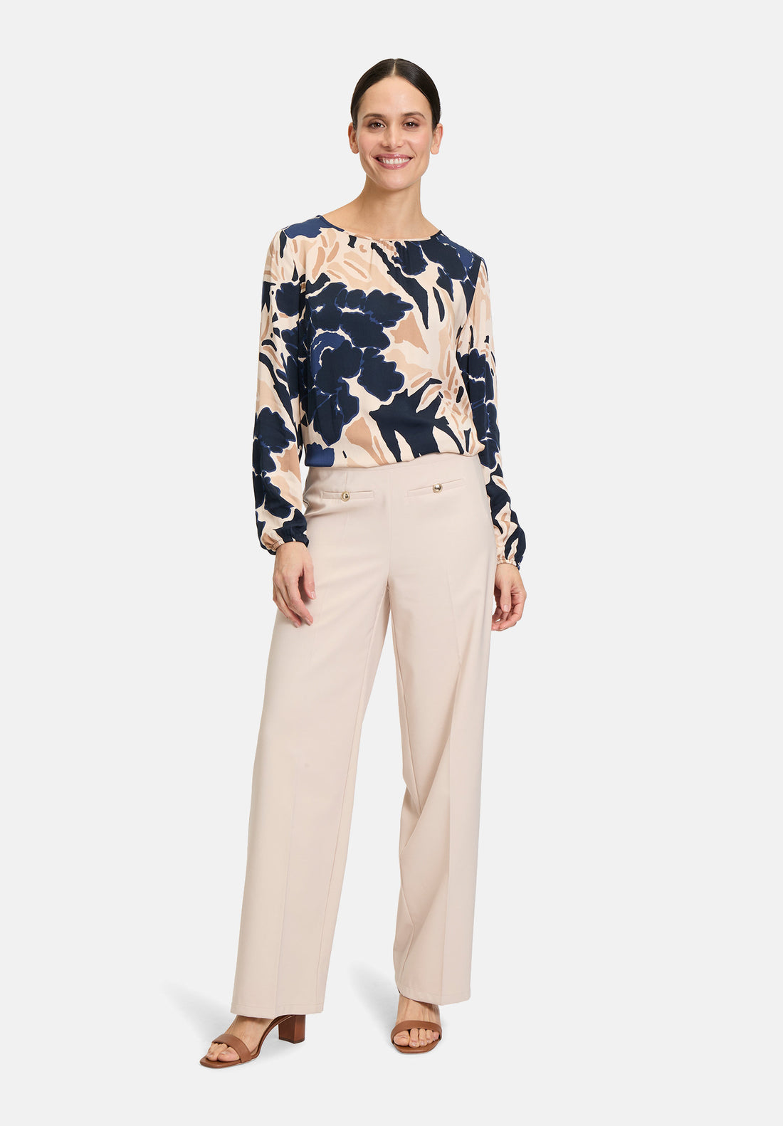 Betty Barclay_Marlene Trousers Plain Colors_6010-1080_1098_01