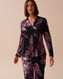 Purple Bouquet Lace Trim Button-Down Shirt_60100113_P00369_01