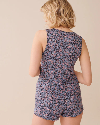 La Vie en Rose_Multi Periscope Ditsy_Ditsy Floral Print Soft Jersey Cami_60100156_P00458_02
