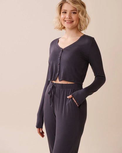 La Vie en Rose_Periscope_Soft Jersey Long Sleeve Crop Top_60100157_00049_01