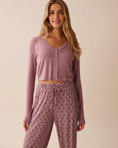 La Vie en Rose_Mauve Shadows_Soft Jersey Long Sleeve Crop Top_60100157_50026_01