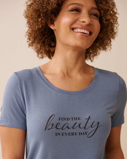 La Vie en Rose_Stonewash_Ditsy Floral Print Soft Jersey Crew Neck T-Shirt_60100159_40011_04