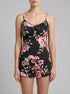 La Vie en Rose_Black & Pink Flowers_Peony Print Recycled Fibers Cami_60100174_P00489_00