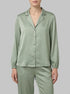 La Vie en Rose_Mineral Gray_Satin Long Sleeve Button-down Shirt_60100182_30059_00