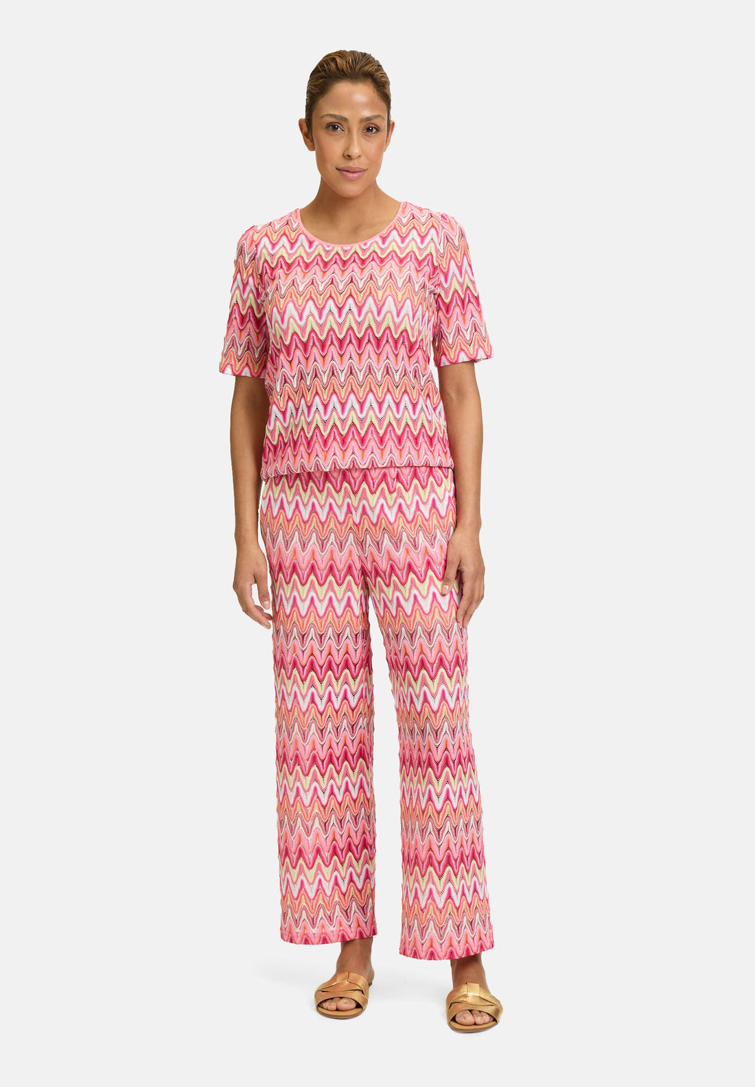 Betty Barclay_Marlene High Waist Trousers_6013-1150_4826_01