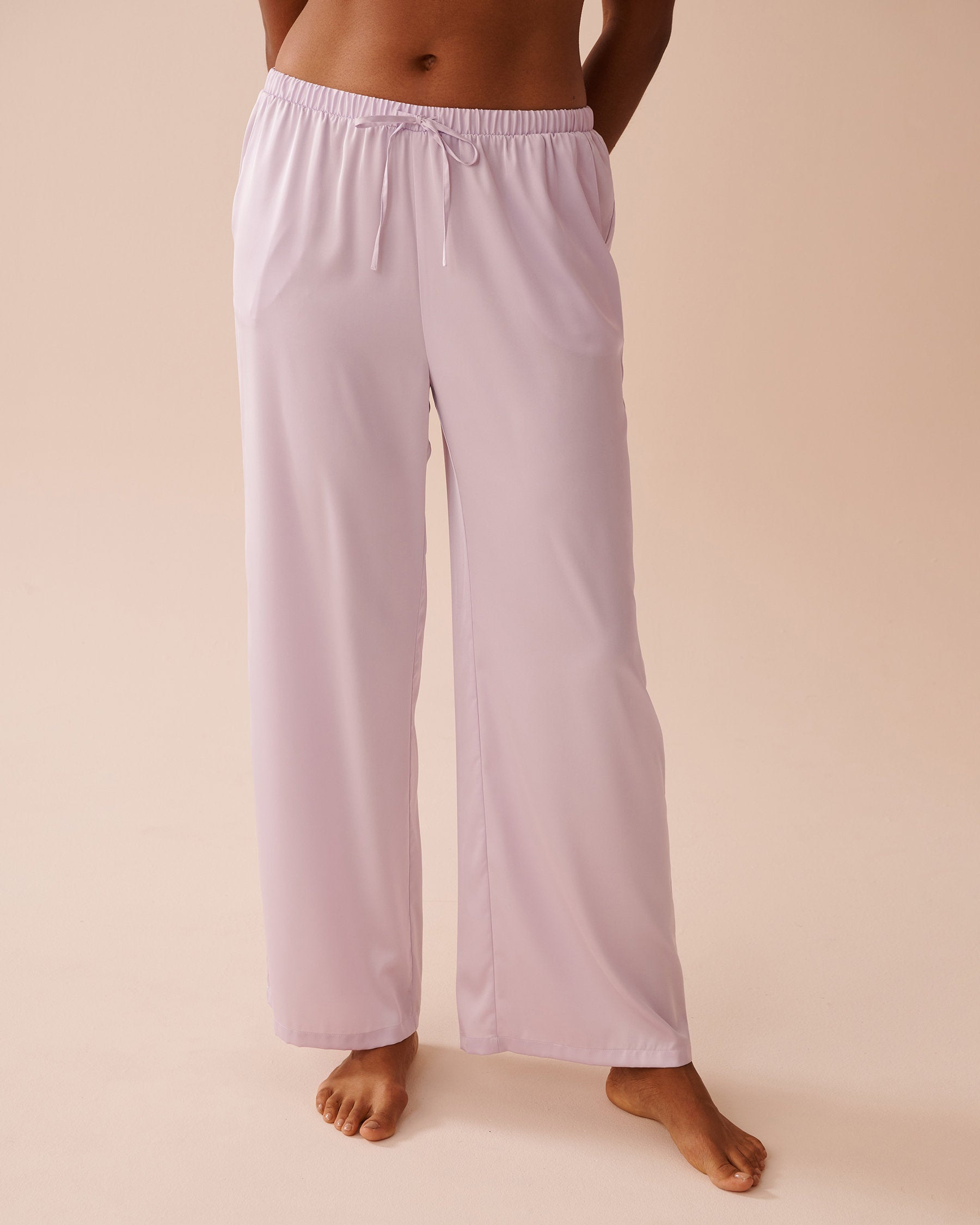 La Vie en Rose_Luxury Edition Lavender Garden Print Satin Pants_60200117_50009_01