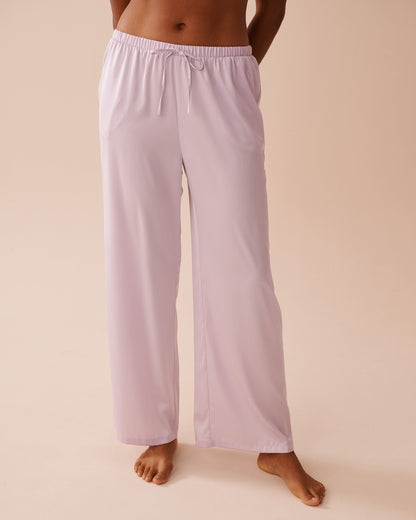 La Vie en Rose_Luxury Edition Lavender Garden Print Satin Pants_60200117_50009_01