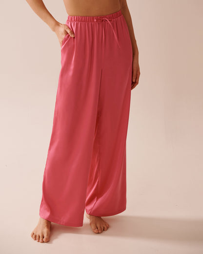 La Vie en Rose_LUXURY EDITION Wide Leg Satin Pants_60200129_60008_01