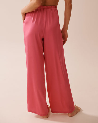 La Vie en Rose_LUXURY EDITION Wide Leg Satin Pants_60200129_60008_02