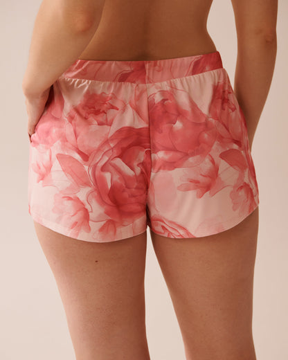 La Vie en Rose_Recycled Fibers Floral Pajama Shorts_60200132_P60354_02