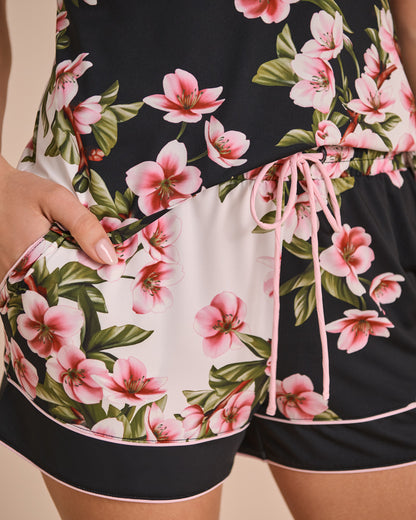 La Vie en Rose_Cherry Blossom_Cherry Blossom Print Recycled Fibers Shorts_60200138_P00431_02