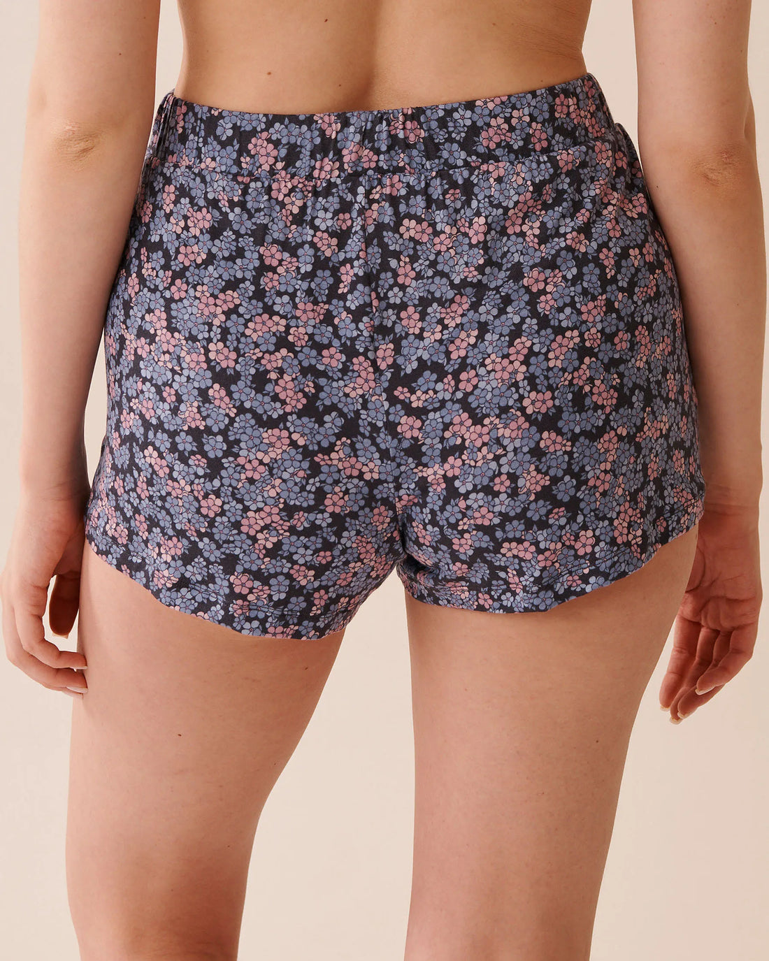La Vie en Rose_Multi Periscope Ditsy_Ditsy Floral Print Soft Jersey Pajama Shorts_60200150_P00458_02