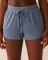 La Vie en Rose_Stonewash Stripes_Striped Soft Jersey Pajama Shorts_60200150_P40489_01