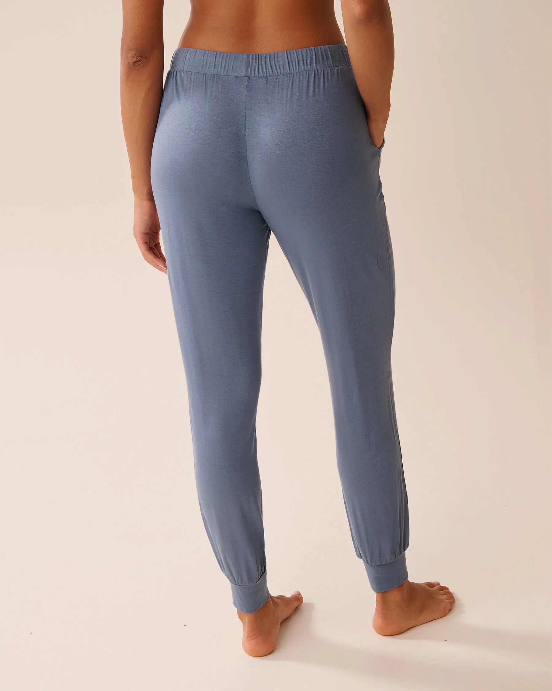 La Vie en Rose_Stonewash_Soft Jersey Jogger Pajama Pants_60200153_40011_02