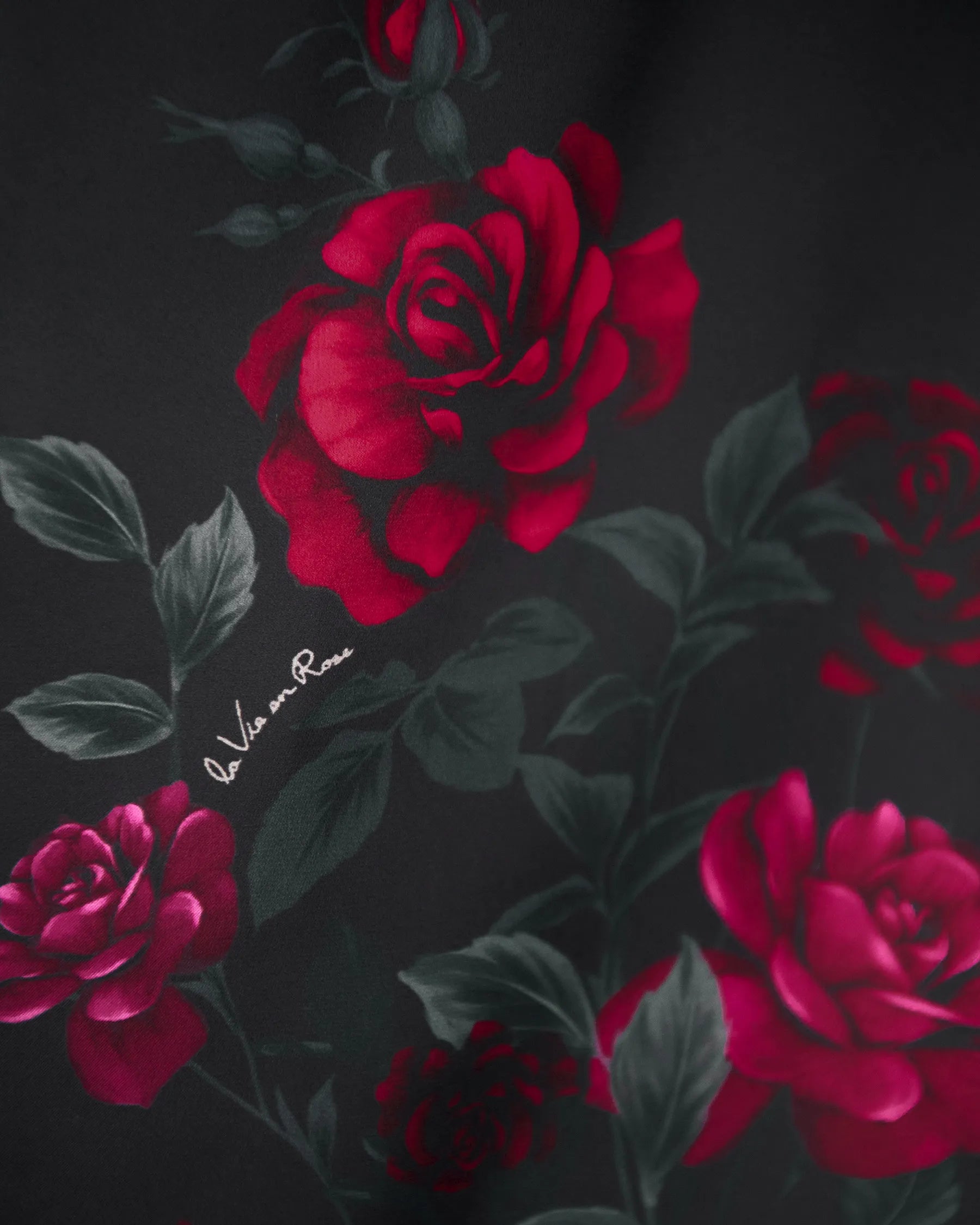 La Vie en Rose_Red Roses Placement_Luxury Edition Red Rose Print Satin Pants_60200155_p00469_05