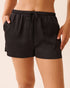 La Vie en Rose_Black Beauty_Satin Shorts_60200156_00001_01