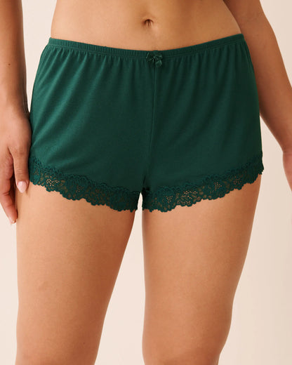 La Vie en Rose_Botanical Garden_Lace Trim Modal Shorts_60200157_30140_01