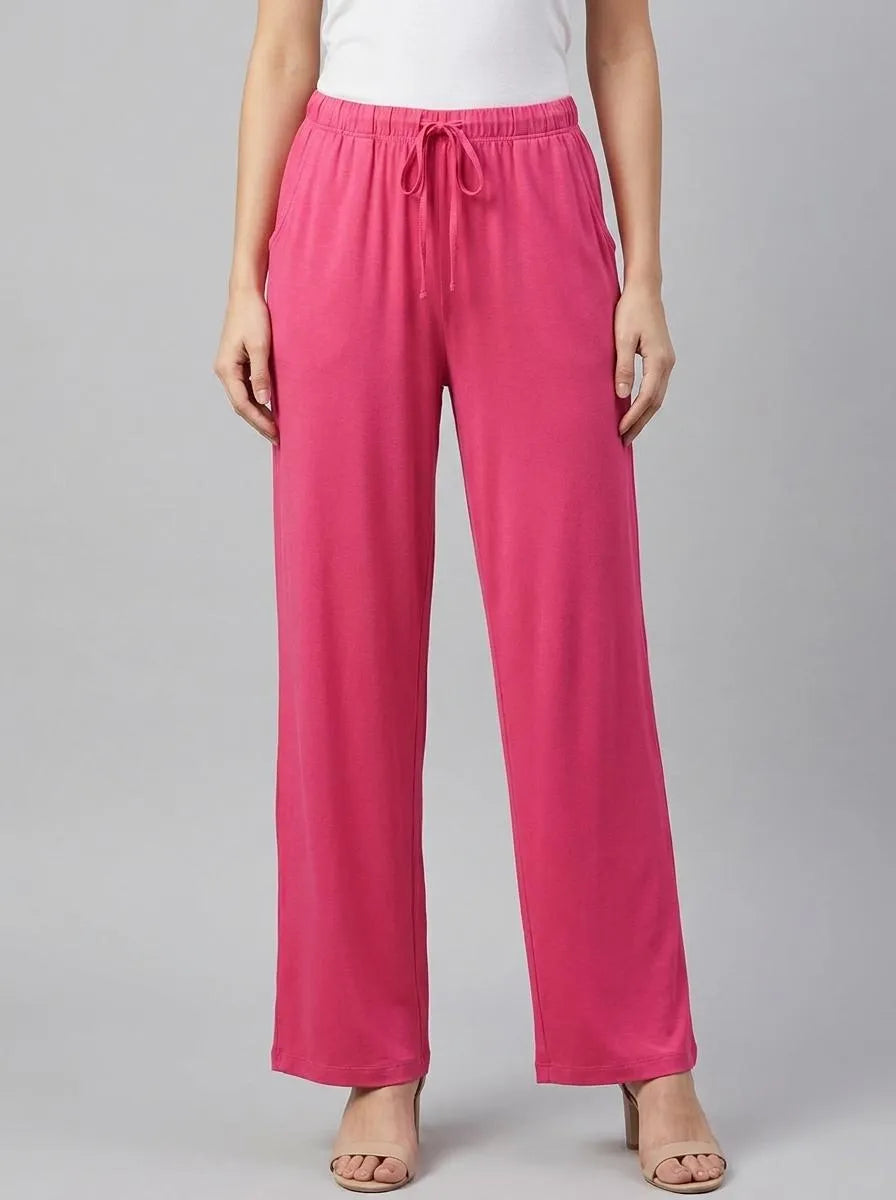 La Vie en Rose_Fuchsia Rose_Modal Pants_60200173_60228_00