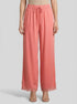 La Vie en Rose Flamingo Plume Women LUXURY EDITION Lace Trim Satin Pants SKU: 60200176_60239 Image 00