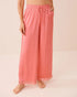 La Vie en Rose Flamingo Plume Women LUXURY EDITION Lace Trim Satin Pants SKU: 60200176_60239 Image 01