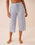 La Vie en Rose Kentuky  Blueberry Women Berry Print Soft Jersey Pajama Capris SKU: 60200183_P40559 Image 01