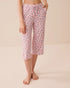 La Vie en Rose Blueberry Ditsy Women Bloom & Berry Print Soft Jersey Pajama Capris SKU: 60200183_P60472 Image 01