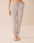 La Vie en Rose Gray Mix Chicken Women Chicken Print Soft Jersey Jogger Pajama Pants SKU: 60200185_P00511 Image 01