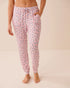 La Vie en Rose Blueberry Ditsy Women Bloom & Berry Print Soft Jersey Jogger Pajama Pant SKU: 60200185_P60472 Image 01