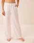 La Vie en Rose Snow White Women LUXURY EDITION Satin And Chiffon Pants SKU: 60200188_10011 Image 01