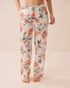 La Vie en Rose Snow White Peach Women LUXURY EDITION Peach Print Satin Pants SKU: 60200190_P10602 Image 01