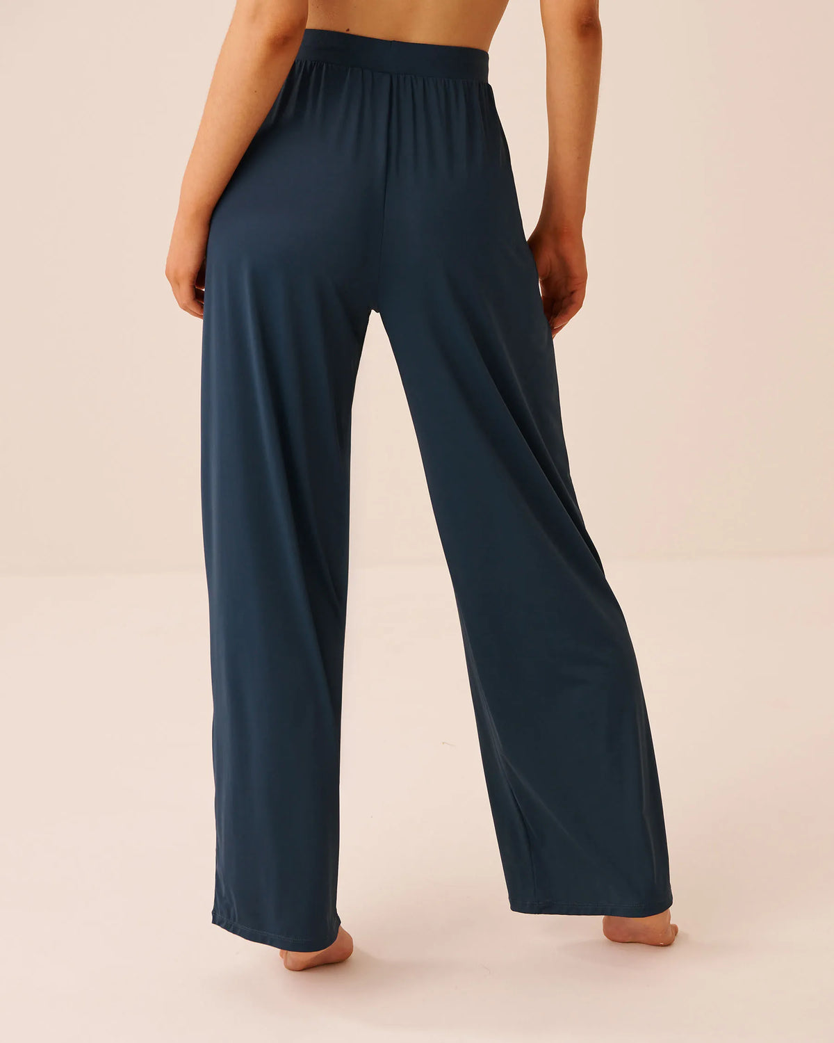 La Vie en Rose Midnight Navy Women Straight-Leg Pajama Pants SKU: 60200195_40008 Image 02