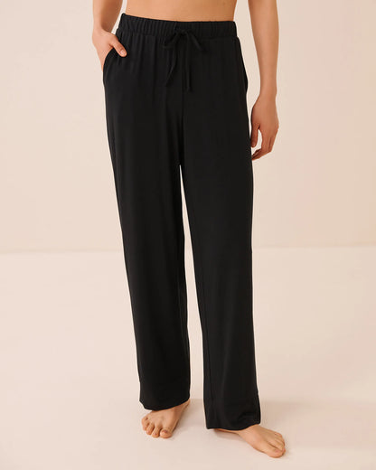 La Vie en Rose Black Beauty Women Modal Pants SKU: 60200200_00001 Image 01