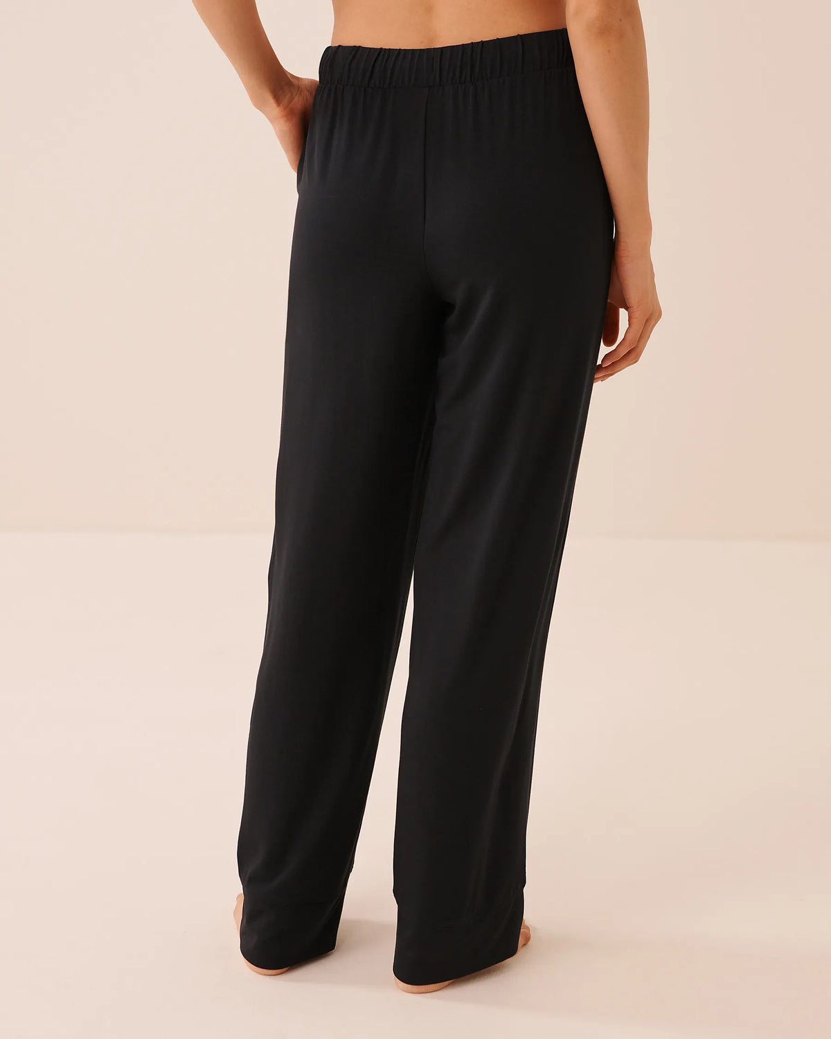 La Vie en Rose Black Beauty Women Modal Pants SKU: 60200200_00001 Image 02