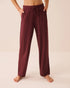 La Vie en Rose Burgundy Women Modal Pants SKU: 60200200_50062 Image 01