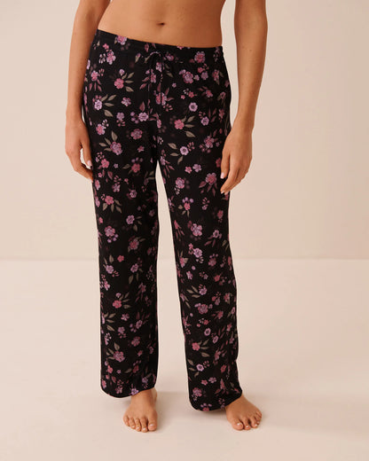 La Vie en Rose Flower Ditsy Women Floral Print Pajama Pants SKU: 60200204_P00541 Image 01