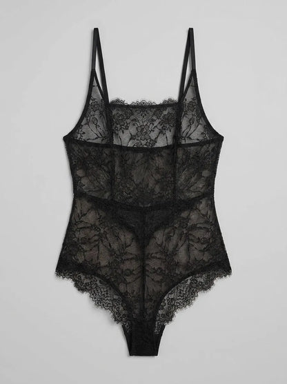 La Vie en Rose Black Beauty Women Square Neck Lace Cheeky Teddy SKU: 60300119_00001 Image 00