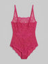 La Vie en Rose Fuchsia Rose Women Square Neck Lace Cheeky Teddy SKU: 60300119_60228 Image 00