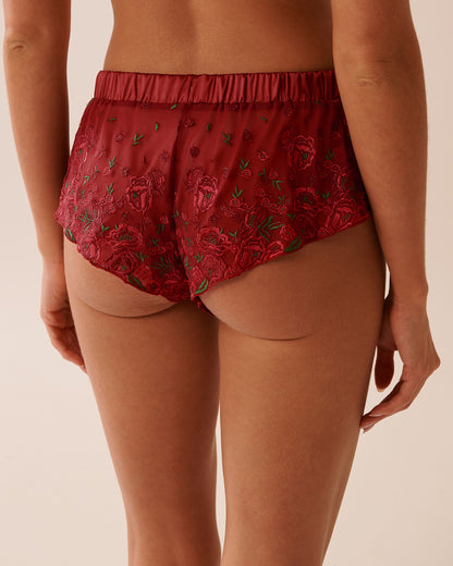 La Vie en Rose_Sun-Dried Multi Flowers_Embroidered Mesh 2-Piece Set_60400057_P60391_05