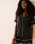 La Vie en Rose_Black Beauty_LUXURY EDITION Short Sleeve Satin Pajama Set_60400058_00001_03