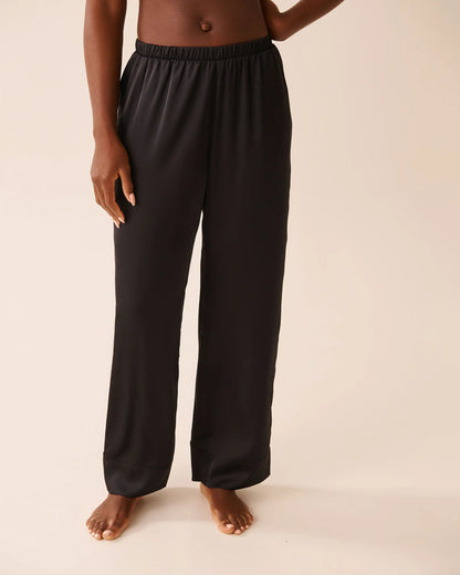 La Vie en Rose_Black Beauty_Luxury Edition Long Sleeve Satin Pajama Set_60400063_00001_04