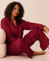 La Vie en Rose_Savvy Red_Luxury Edition Long Sleeve Satin Pajama Set_60400063_60215_01
